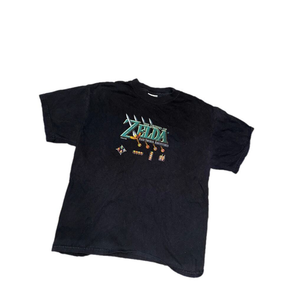 Vintage 2004 Legend of Zelda Four Swords Adventure Shirt Large Nintendo Gamecube
